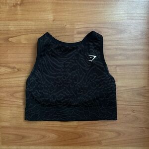 Gymshark Black Textured Top